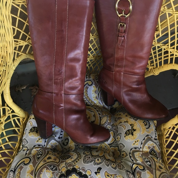 Cognac brown riding boots - Picture 3 of 16